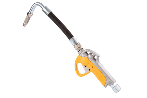 LT-024-1231-A00 - OIL DISPENSING NOZZLE WITH 105° FLEXIBLE END  MANUAL ANTI-DRIP VALVE Ø 0.47 INCHES