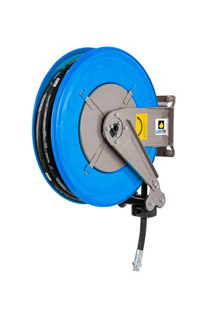 LT-070-1302-418 - FIXED AUTOMATIC HOSE REEL IN PAINTED STEEL FOR AIR-WATER Ø 1/2" 60 ft
