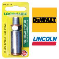 LL-LNL231-F - (7/16"-28) Swivel For Dewalt & Lincoln Battery Gun