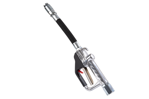 LT-024-1244-G00 - HIGH FLOW OIL DISPENSING NOZZLE WITH M 3/4" FLEXIBLE END  SEMI-AUTOMATIC ANTI-DRIP VALVE Ø 1.38 INCHES