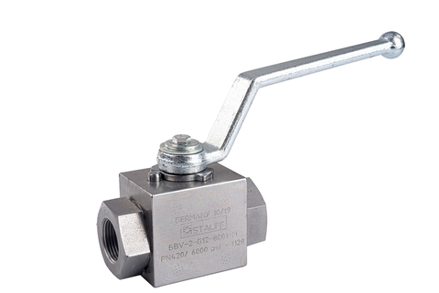 LT-F96-0600-004 - 2-WAY BALL VALVE WITH HP F1/2"-F1/2" LEVER