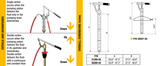 RA-31200-55 - Single-Acting Manual Pump for Oil - 16-55 gal Drums