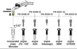 RA-45498-55 - Connector for Incorporated Probe for "JTD Fiat Group" Cars