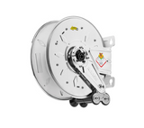 RA-8332.100-55 - Bare Air-Water Hose Reel in Stainless Steel - 300 psi