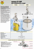 RA-1500200-55 - Centralized Lubrication System - 50:1 Ratio Pump, Discharge Valve, Return to Pail